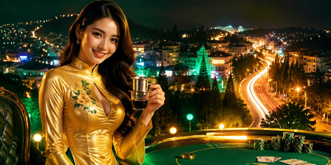 Người chơi tại Đà Lạt thưởng thức ván bài trực tuyến buổi tối lạnh