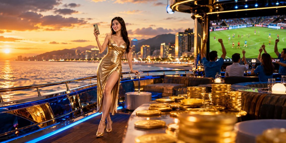 Người dùng thưởng thức café và chơi mobile casino tại Đà Nẵng