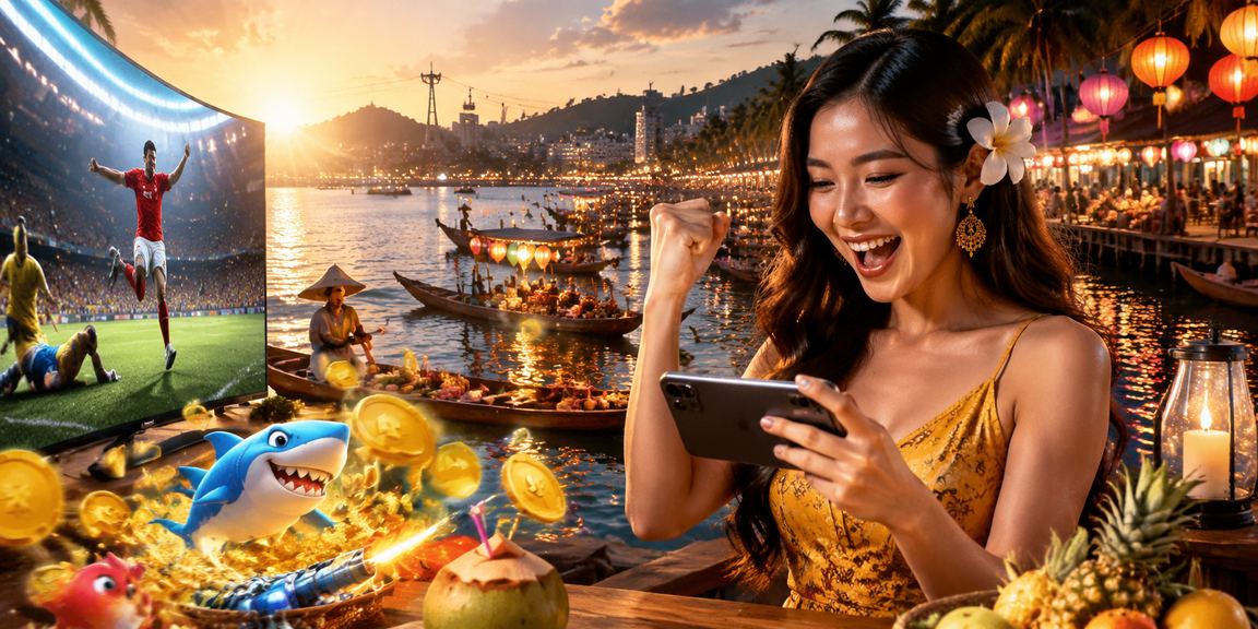 Người dùng tại Phú Quốc truy cập casino di động c35 trên bãi biển an toàn và tiện lợi