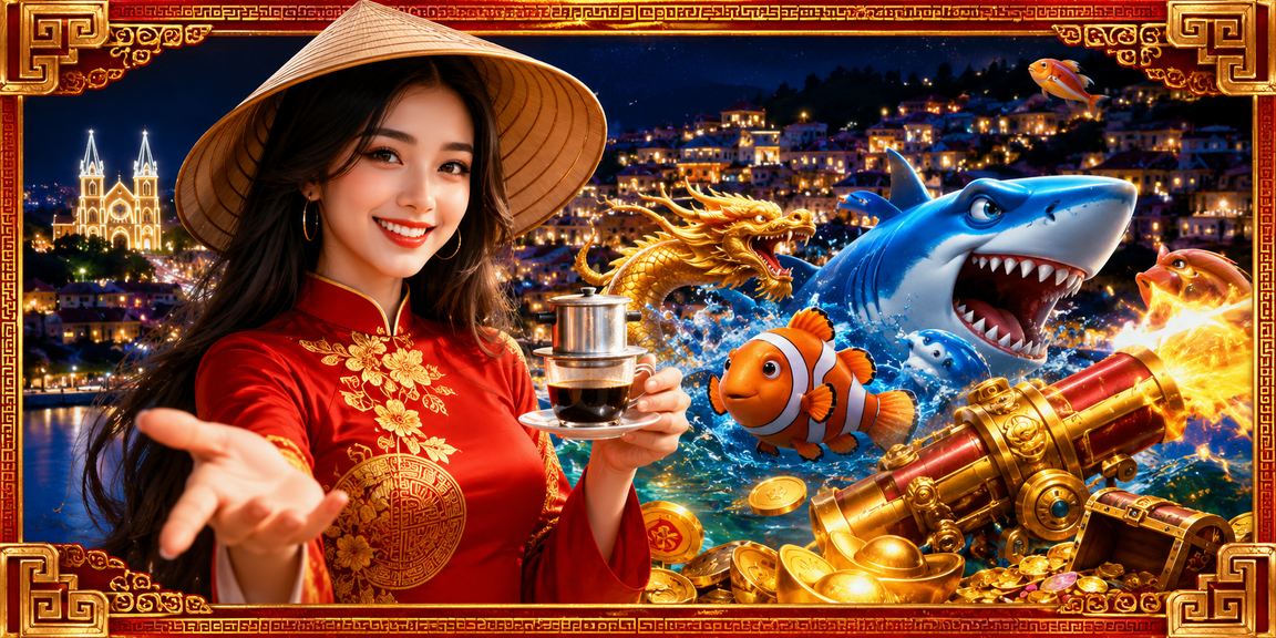 Người chơi tại Sapa thưởng thức cà phê và trò chơi bắn cá trực tuyến trên điện thoại