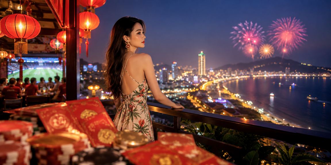 Không khí lễ hội đèn lồng tại Vũng Tàu cùng phong bì đỏ thưởng dành cho thành viên VIP
